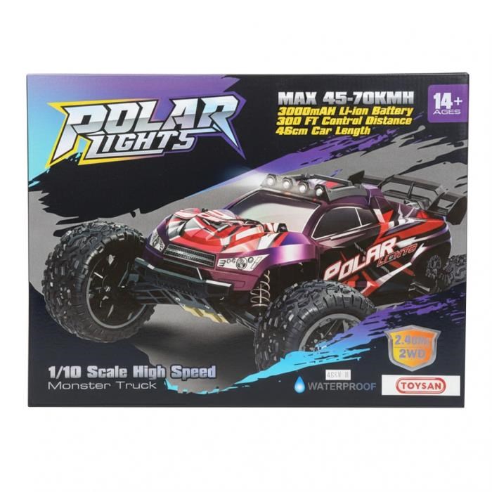 Toysan 1:8 Ölçek Dört Çeker Uzaktan Kumandalı 45km Hız Yapan Araba Hs10423
