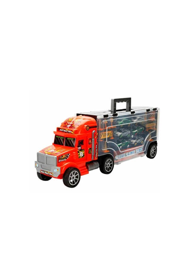 Toysan Toysan Tır Seti Super Car Racer 6 Arabalı Spr-11