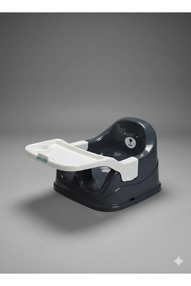 Vektör Sandalye Üstü Mama Oturağı Gri