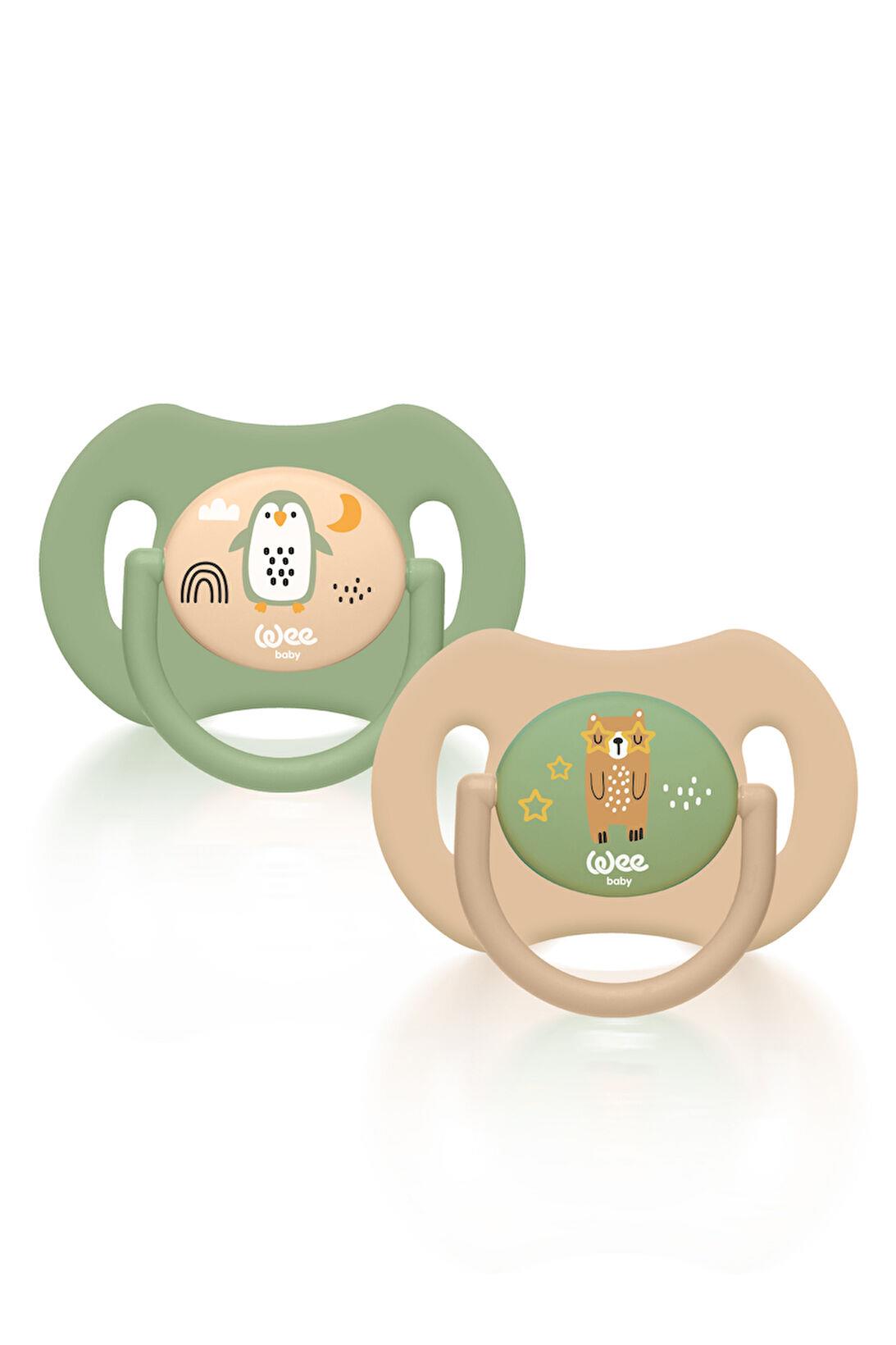 Wee Baby Duo Simetrik Uçlu Emzik 0-6 Ay No:1