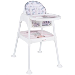 Babydoor Filli Çalışma Masalı Pedli Mama Sandalyesi 3 in 1 - Pembe