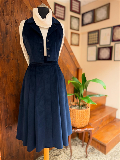 KADİFE TAKIM LACİVERT