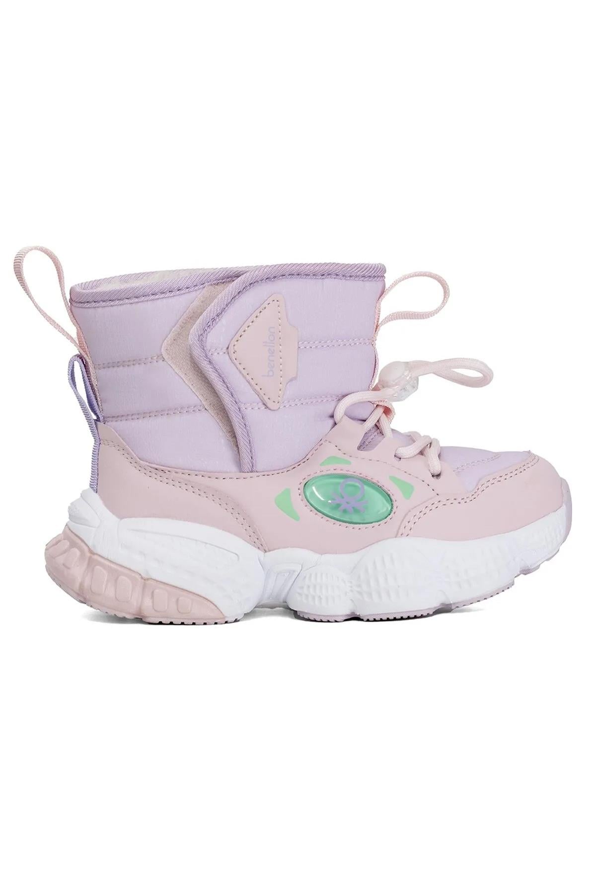 Benetton 11081 İthal Kürklü Memory Foam Cırtlı Çocuk Botu