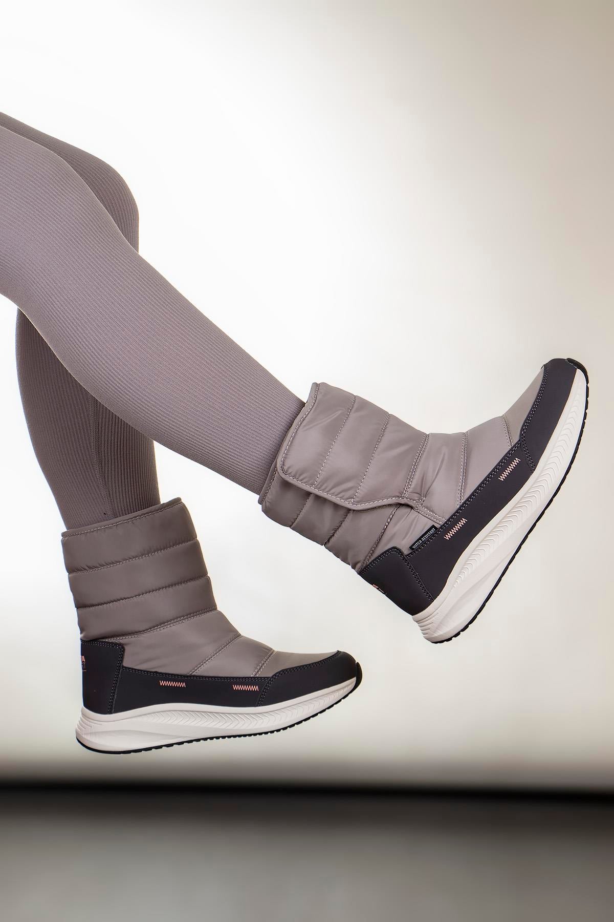 U.S. Polo Assn. Cal Polarlı Kaymaz Taban Cırtlı Kadın Bot