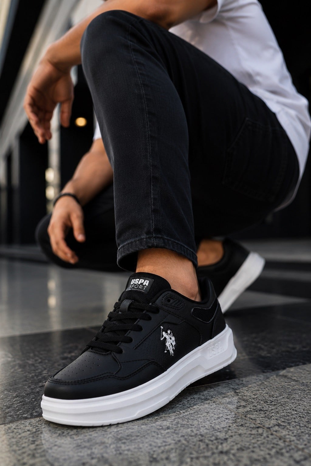 U.S. Polo Assn. Alucard Cilt Erkek Sneaker Spor Ayakkabı