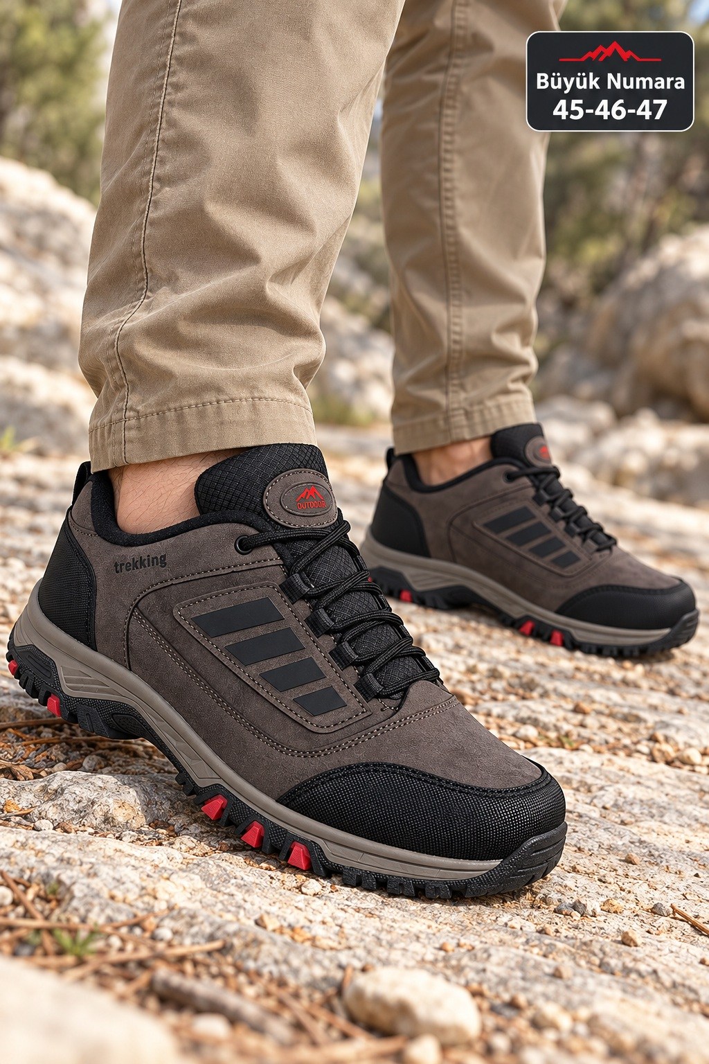 Vojo Battal Boy Büyük Ayak Outdoor Erkek Ayakkabı
