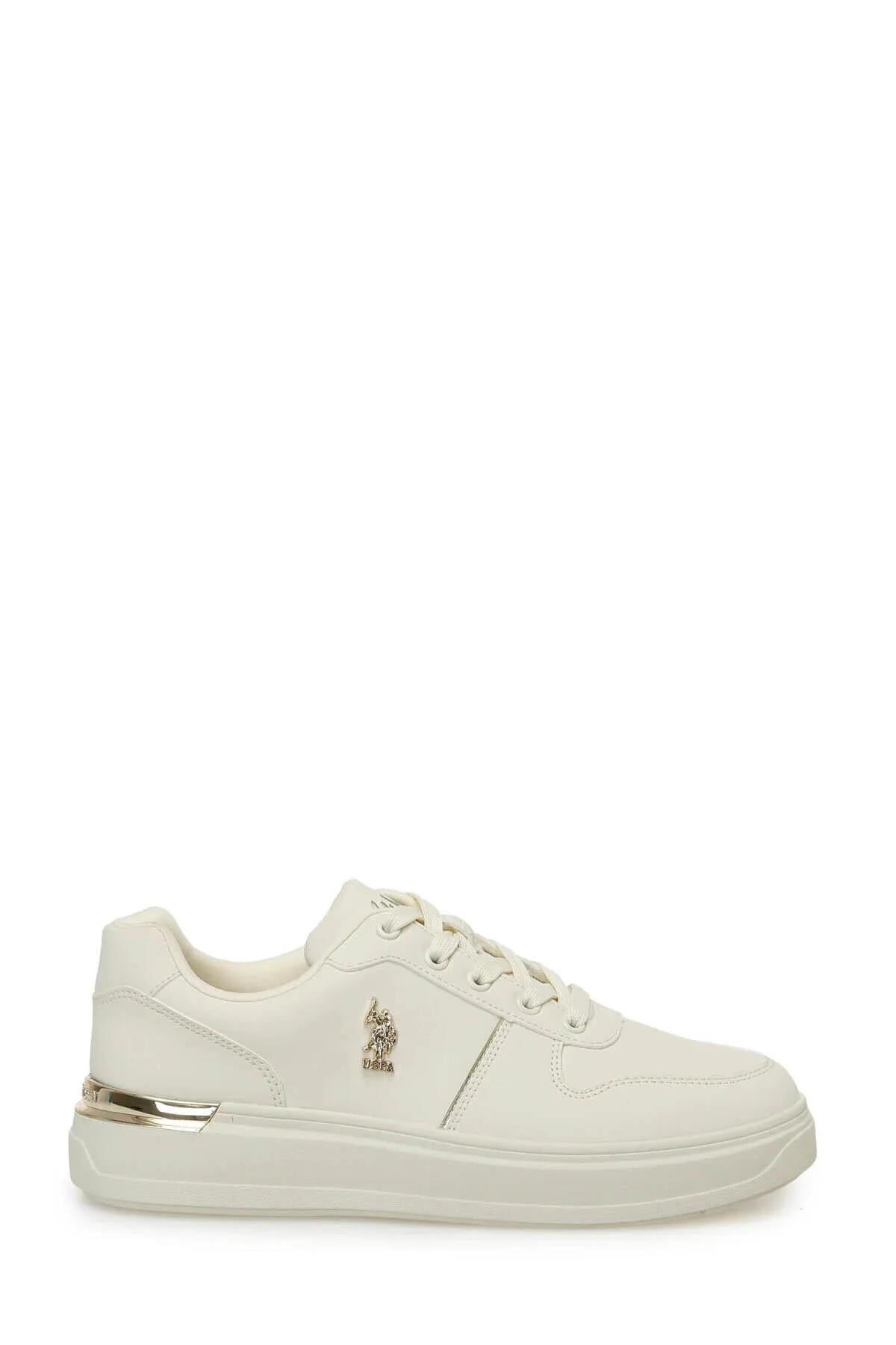 U.S. Polo Assn. Alka Cilt Kadın Sneaker Spor Ayakkabı