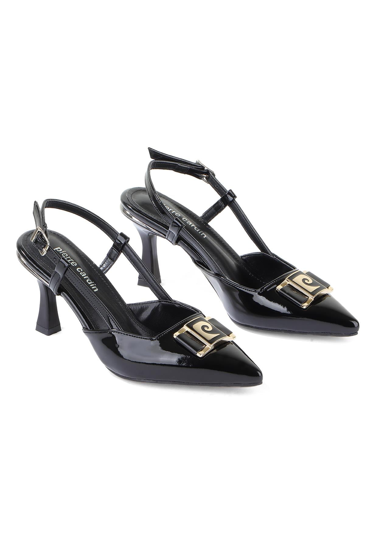 Pierre Cardin 54707 Logolu 4 Cm Topuklu Kadın Ayakkabı