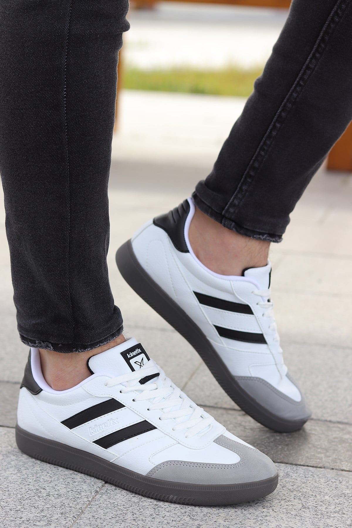 Kinetix Dow Cilt Rahat Taban Erkek Sneaker Spor Ayakkabı