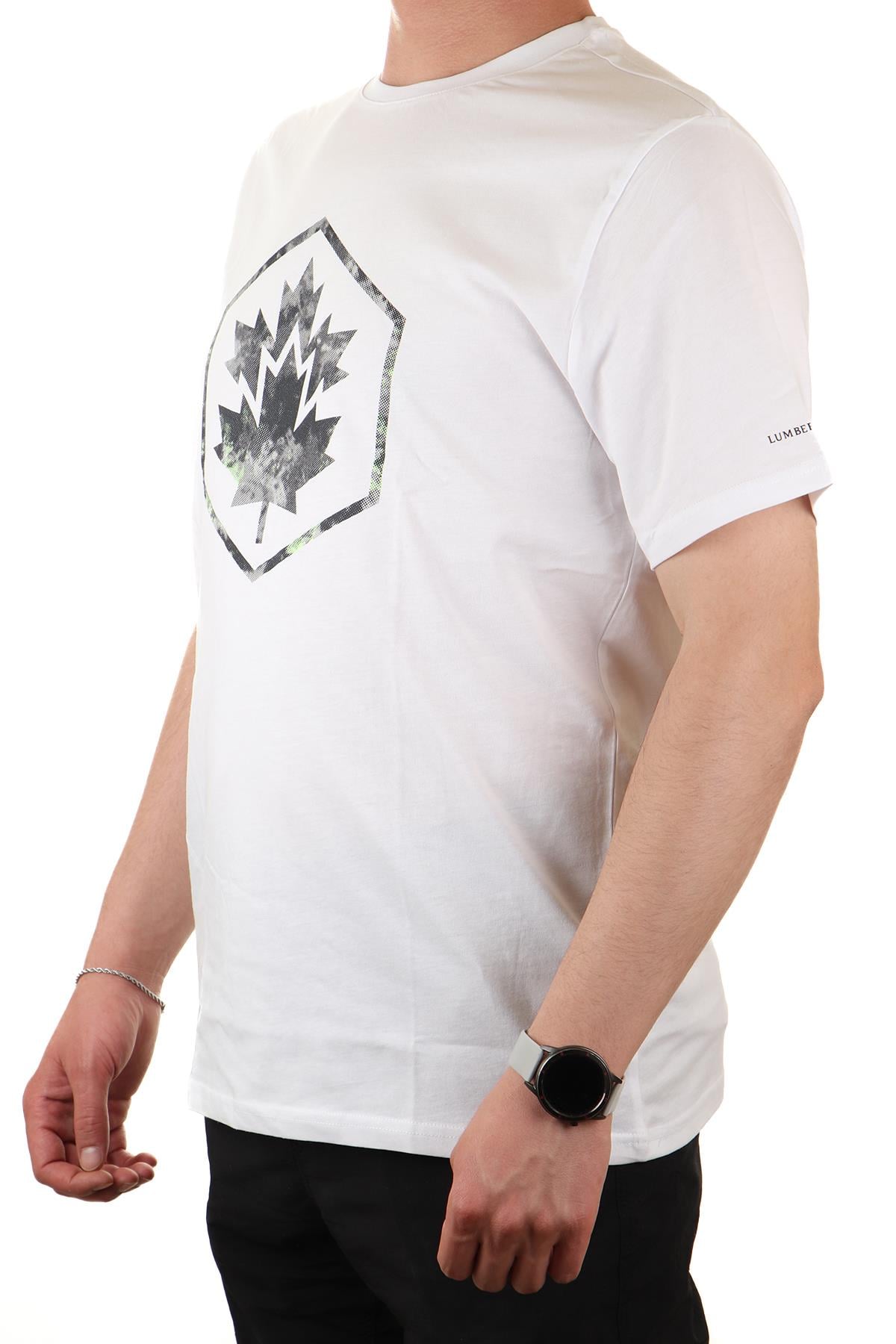 Lumberjack London Nedcamo Pamuk Bisiklet Yaka Erkek T-shirt