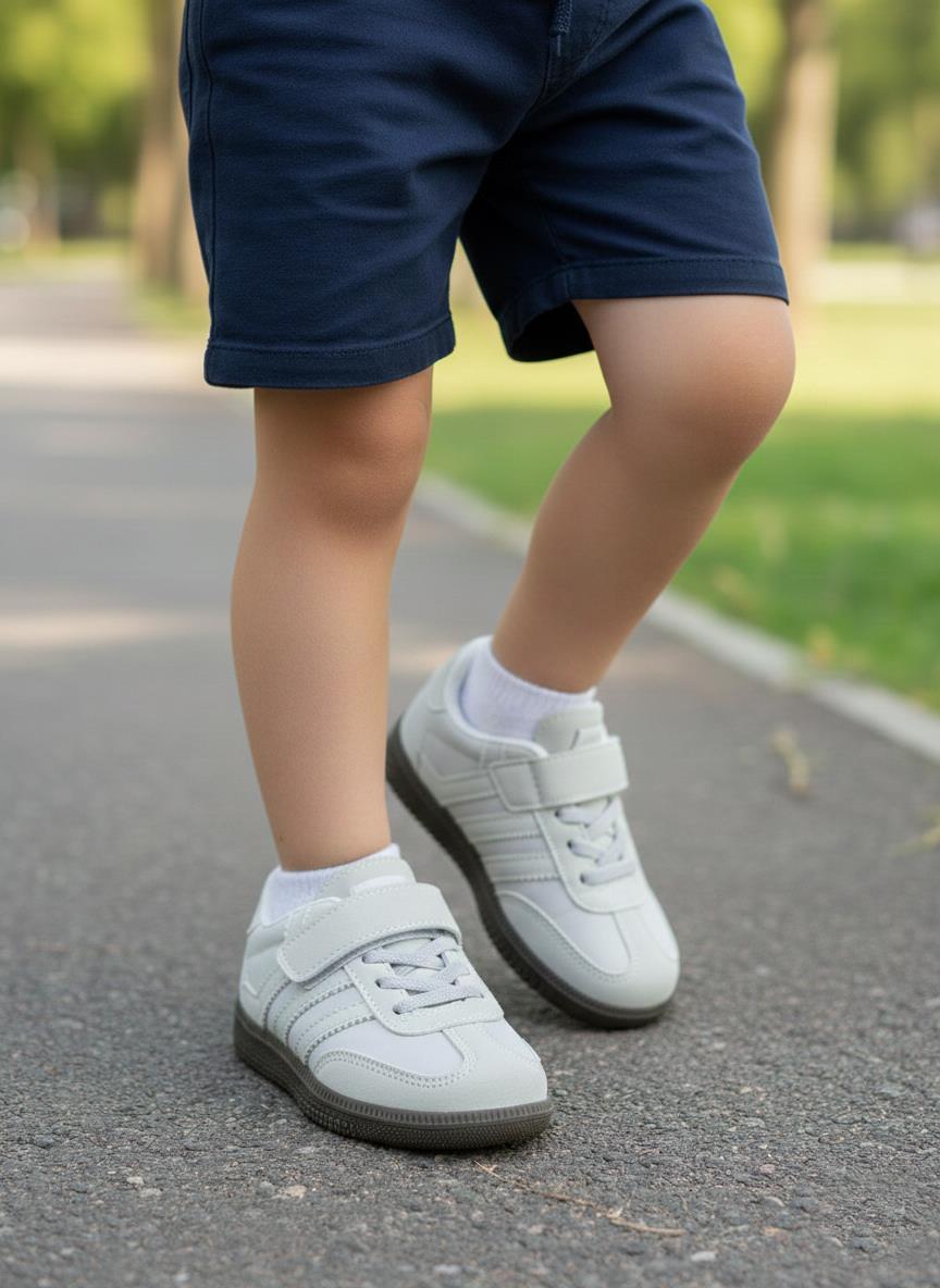 Vojo Sam Rahat Taban Cırtlı Şeritli Çocuk Spor Ayakkabı