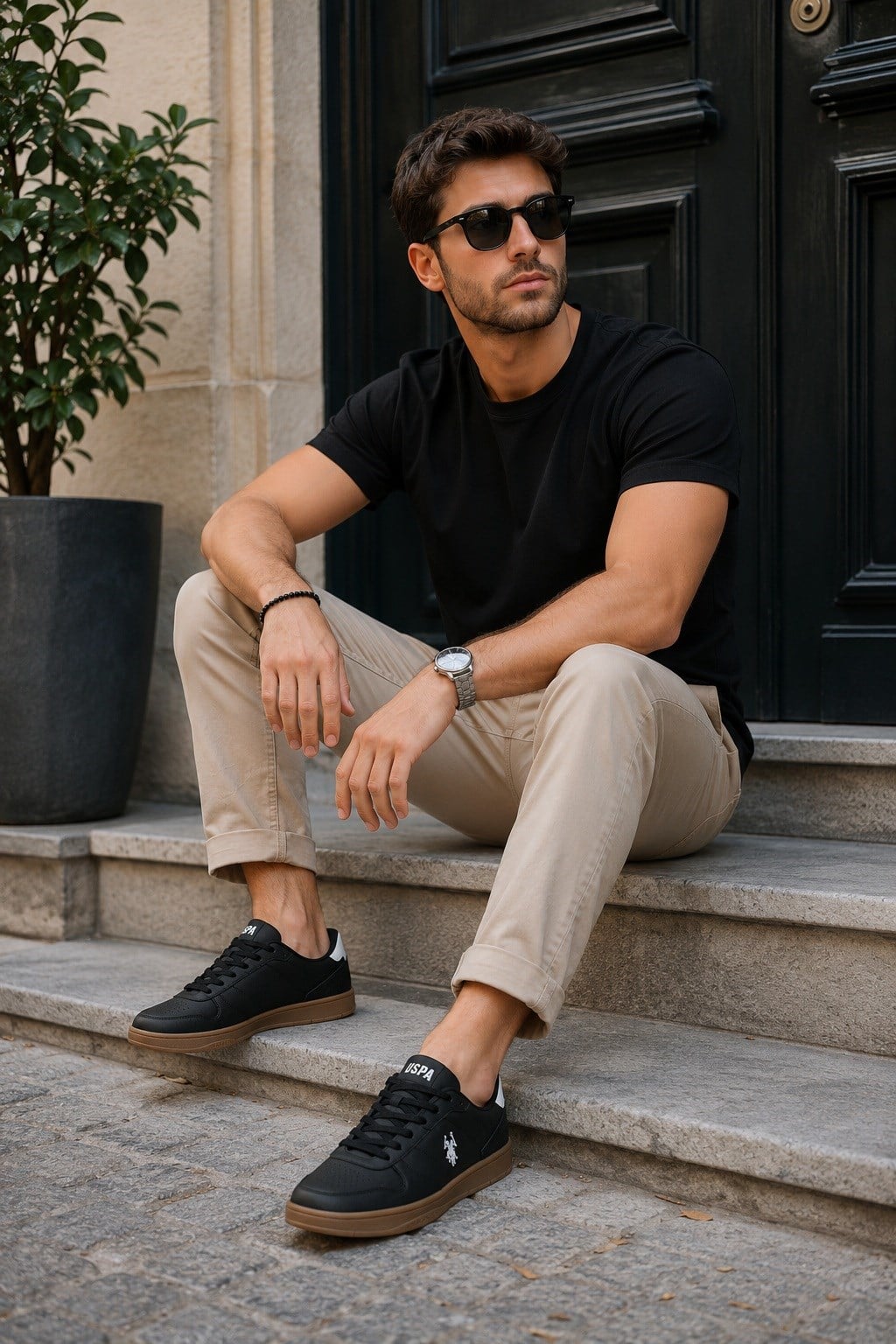U.S. Polo Assn. Toret Düz Taban Erkek Sneaker