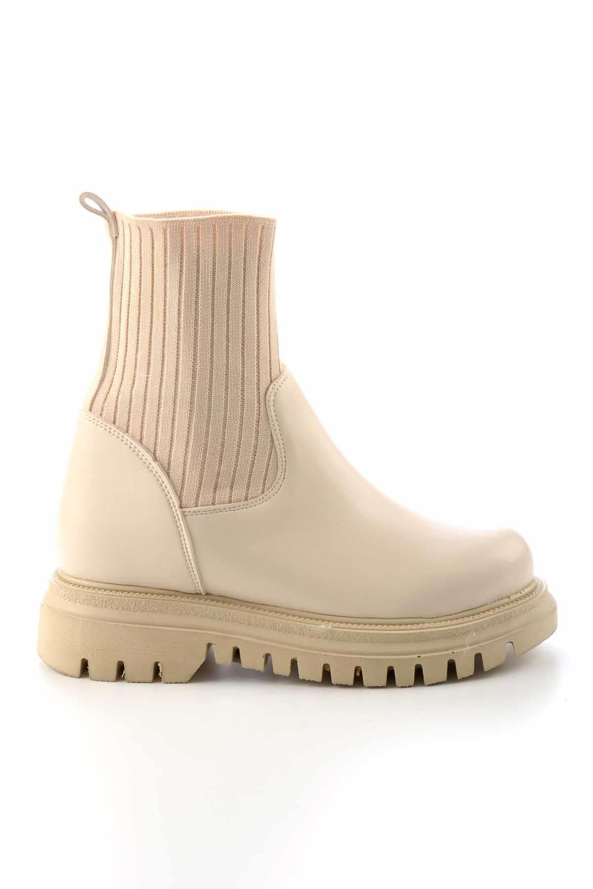 Bej  Kadın Bot & Bootie K02792021409