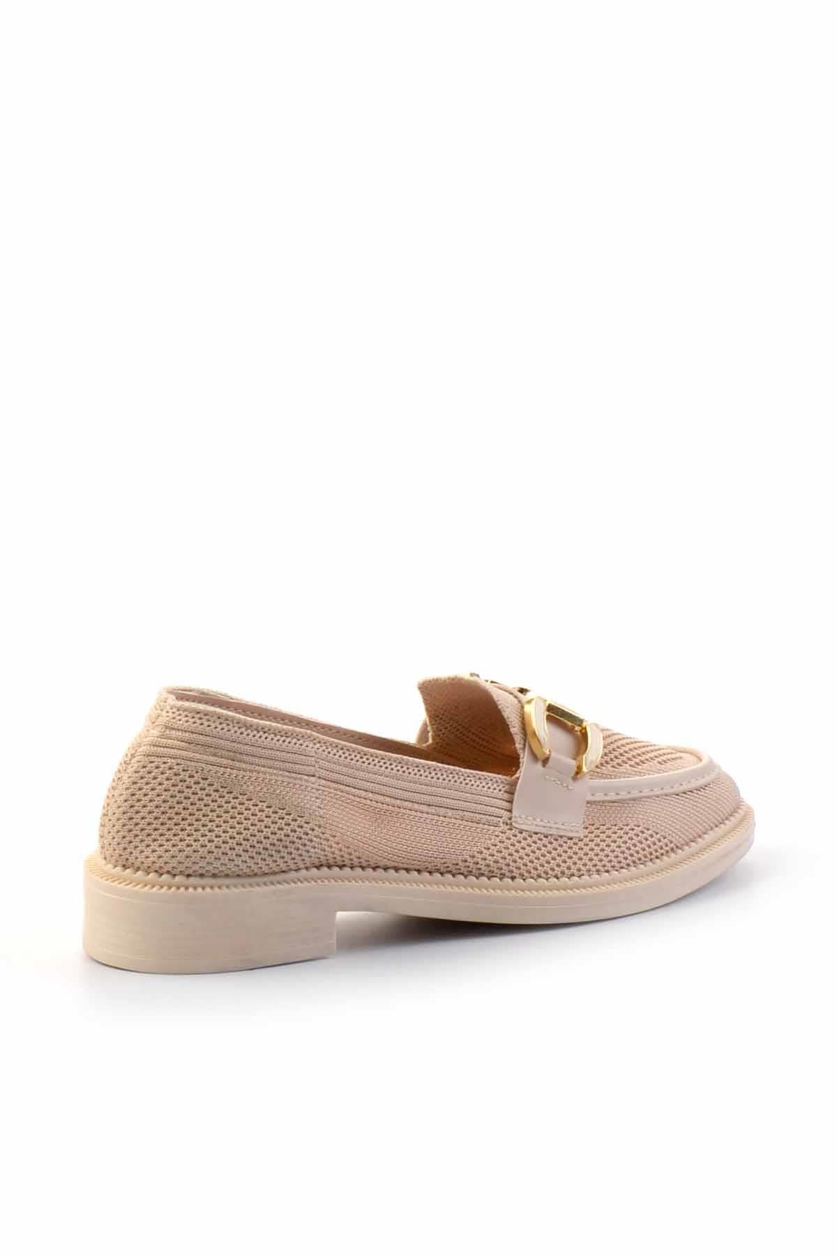 Bej  Kadın Loafer Ayakkabı K01362245682