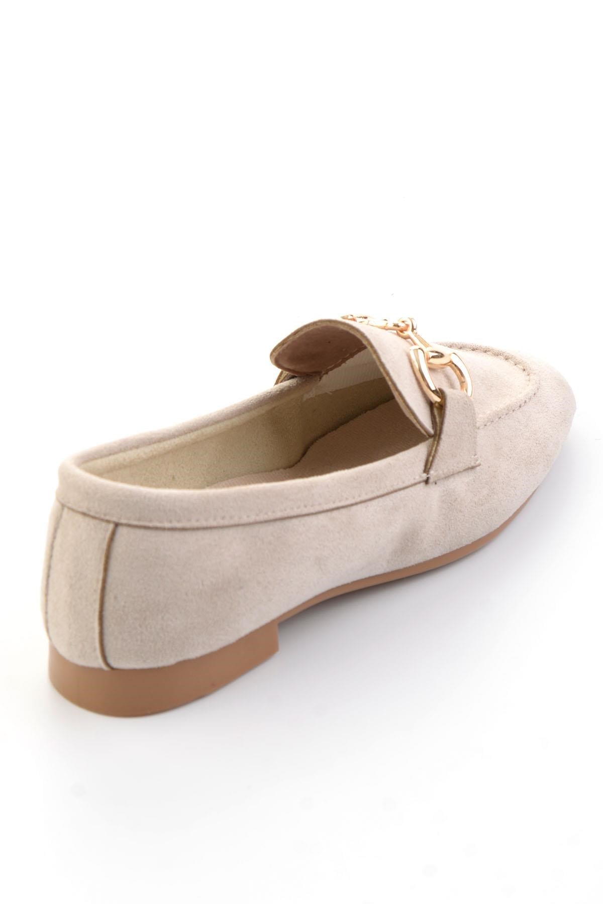 Bej  Kadın Loafer Ayakkabı K01688011002