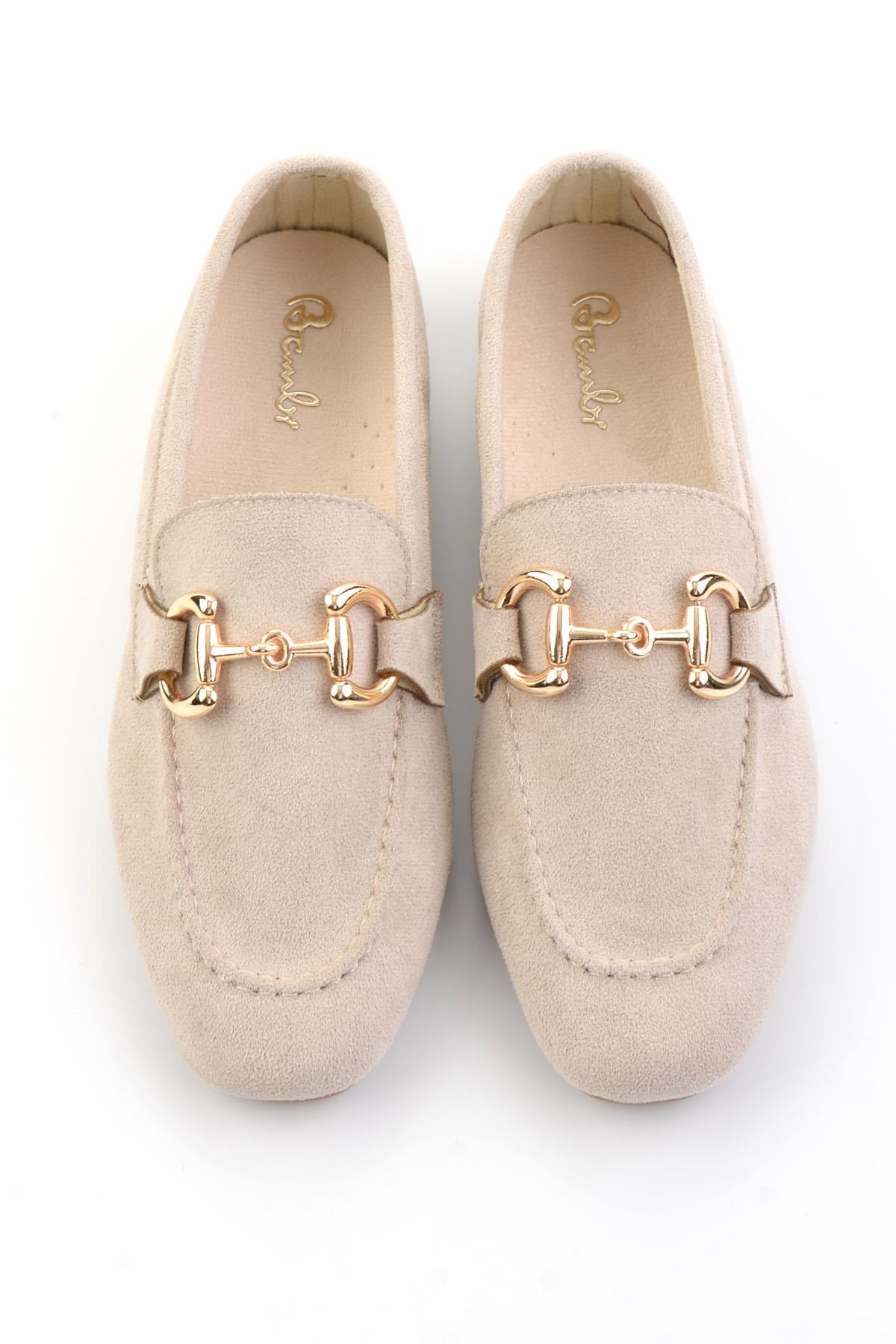 Bej  Kadın Loafer Ayakkabı K01688011002
