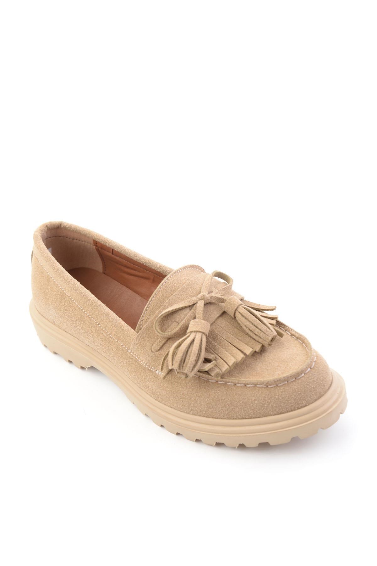 Bej  Kadın Loafer Ayakkabı K01936000172