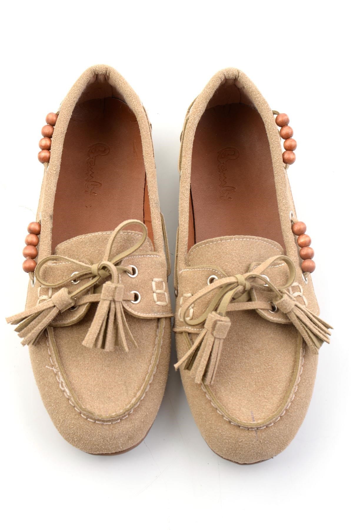 Bej  Kadın Loafer Ayakkabı K01936070072