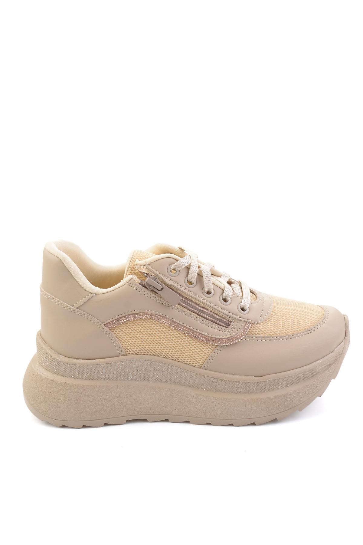 Bej  Kadın Sneaker K01709060409