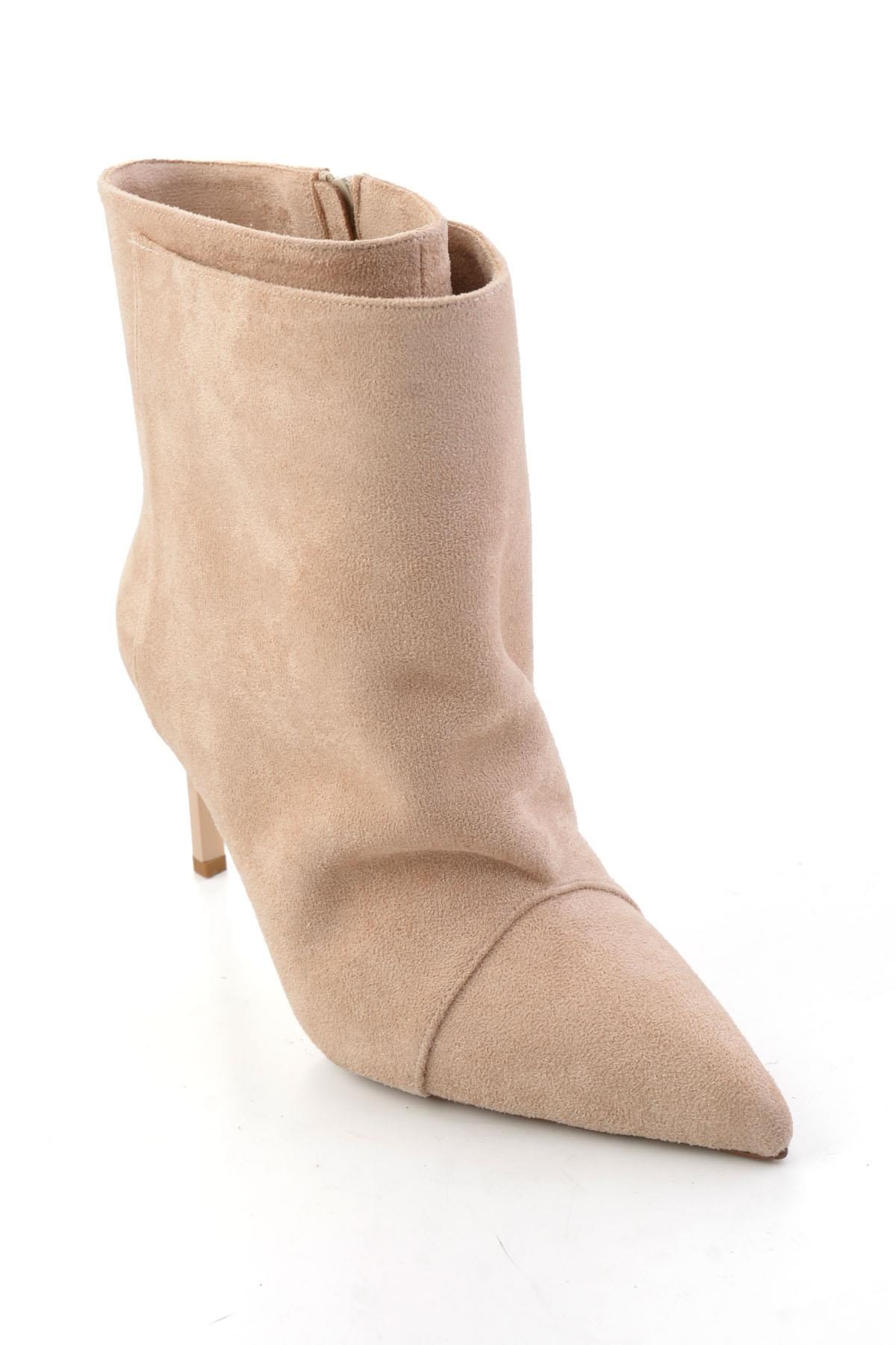 Bej Süet  Kadın Bot & Bootie K02210300772