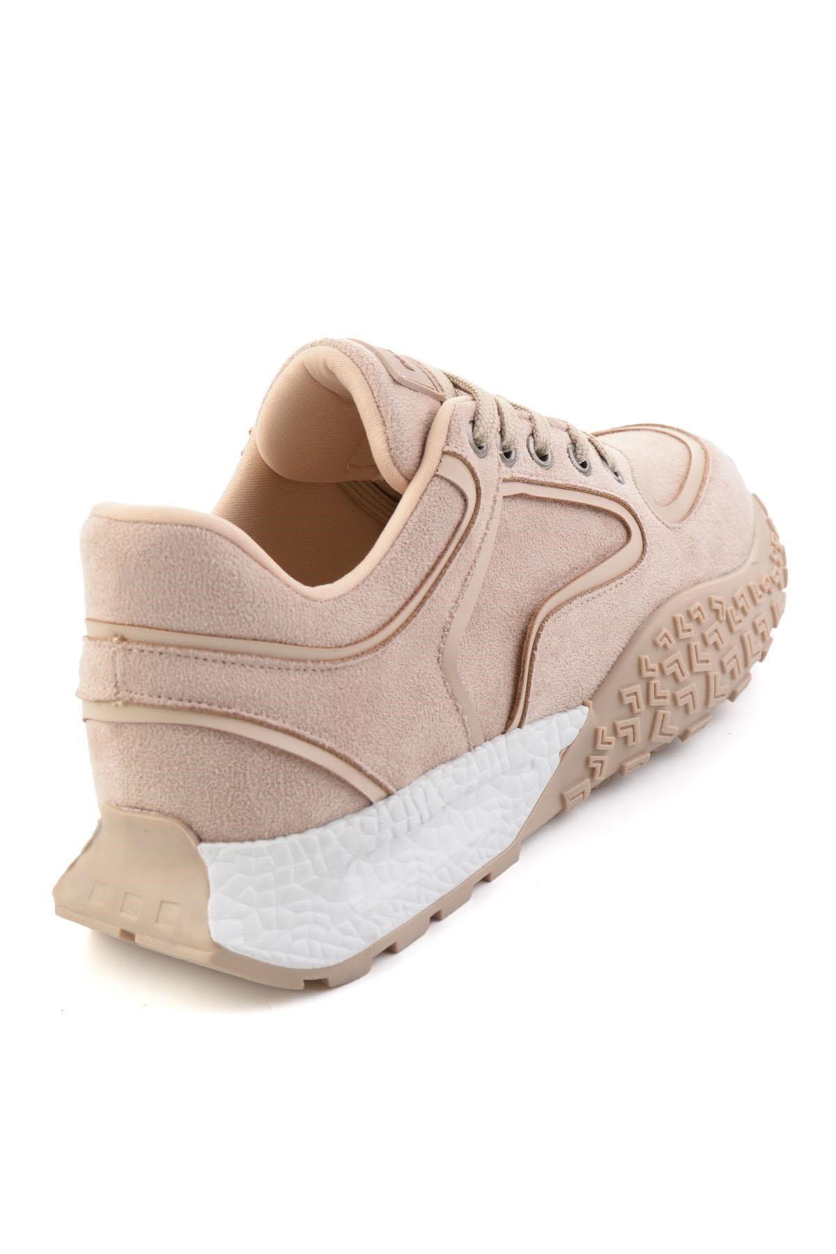 Bej Süet  Kadın Sneaker K01313003272