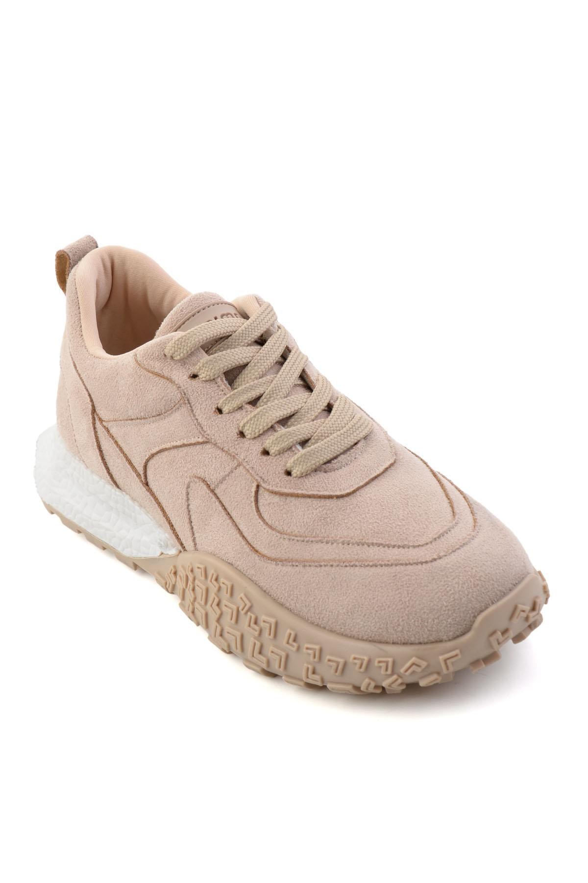 Bej Süet  Kadın Sneaker K01313004172