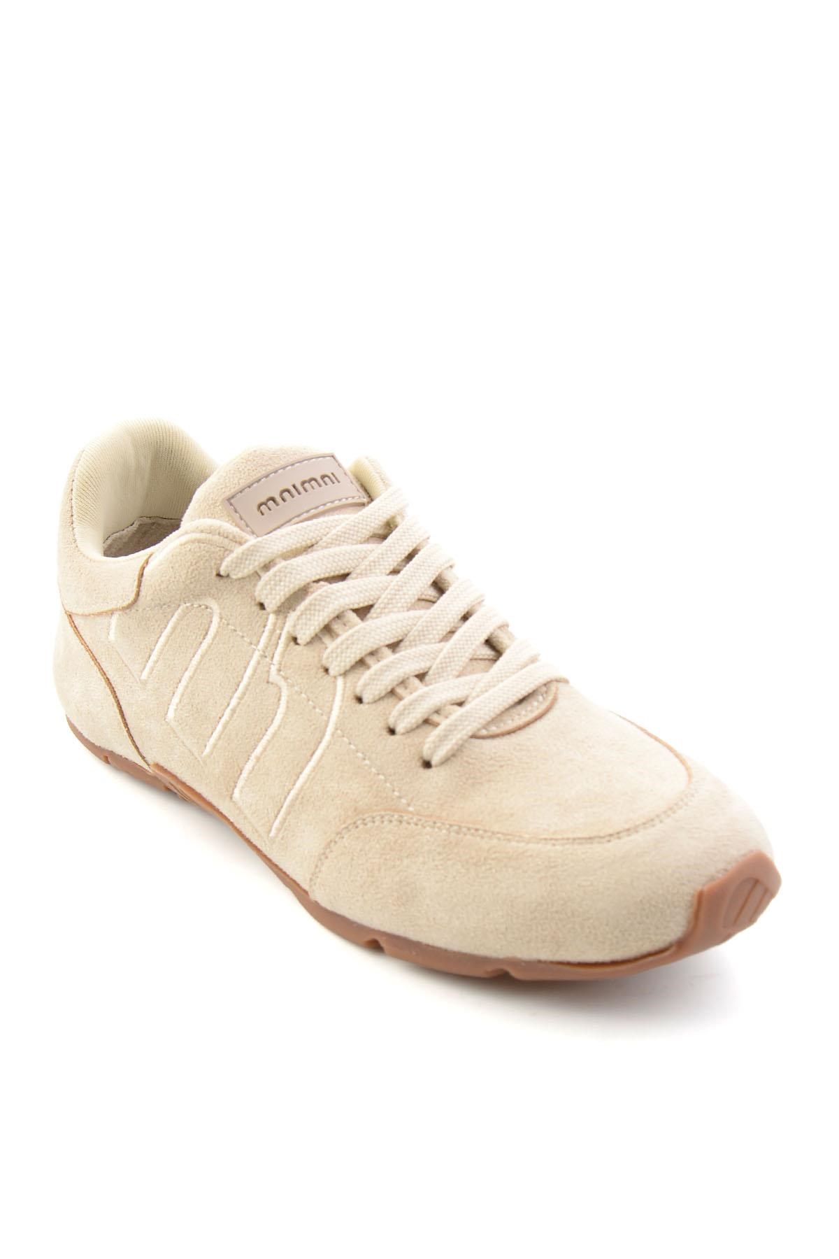 Bej Süet  Kadın Sneaker K01791074072
