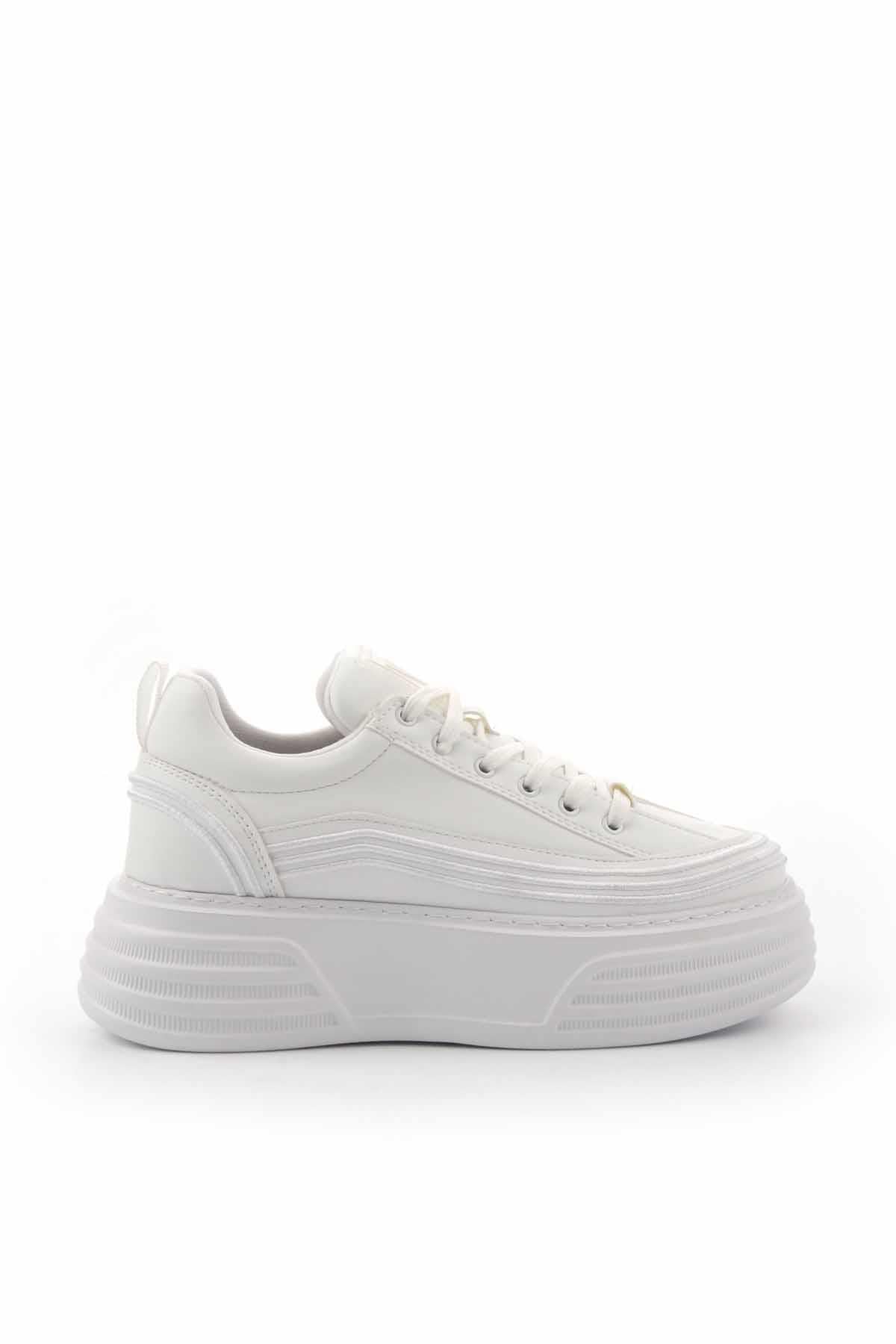 Beyaz  Kadın Sneaker K01703027109