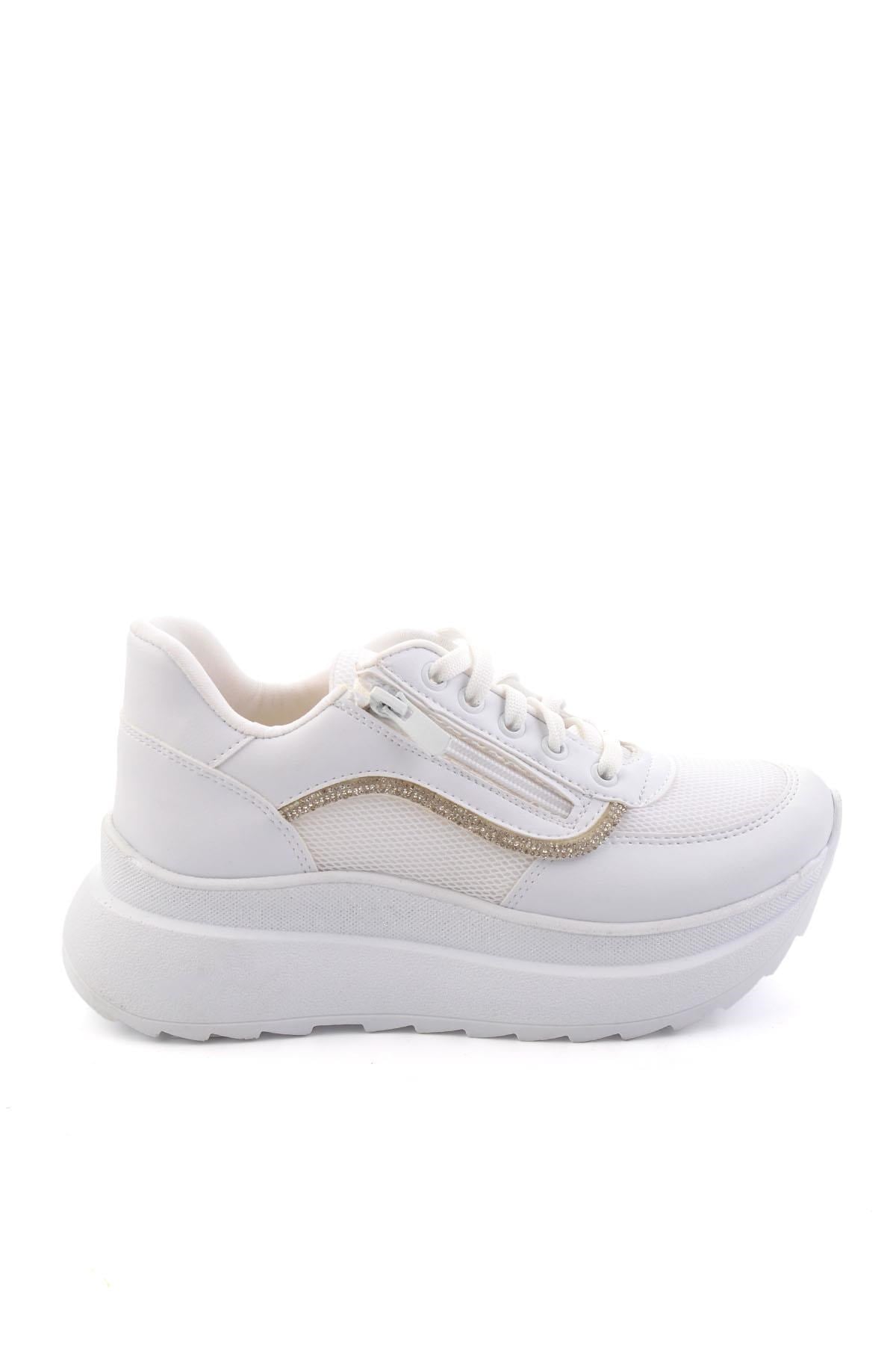 Beyaz  Kadın Sneaker K01709060409