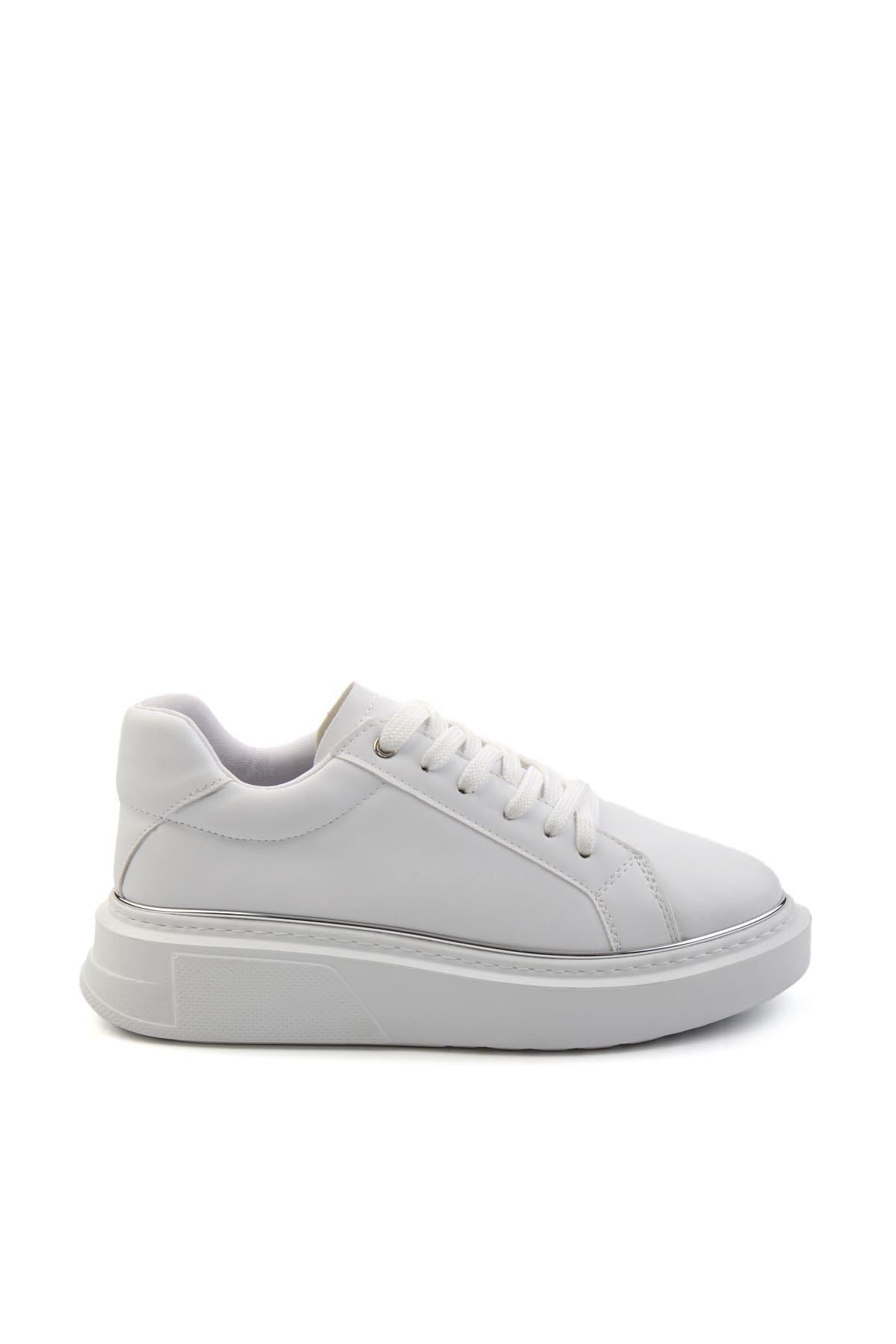Beyaz  Kadın Sneaker K01824105909