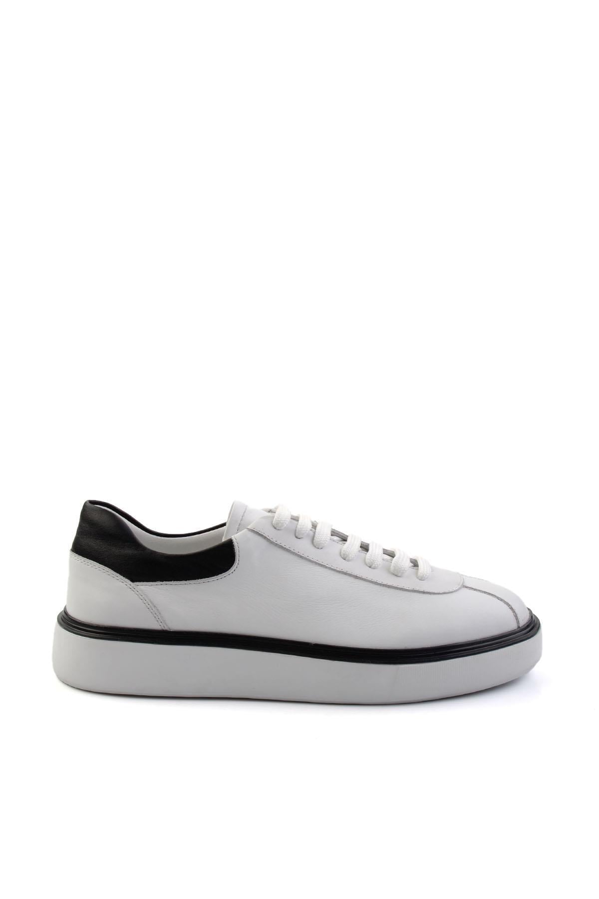Beyaz Leather Erkek Sneaker E01087115103