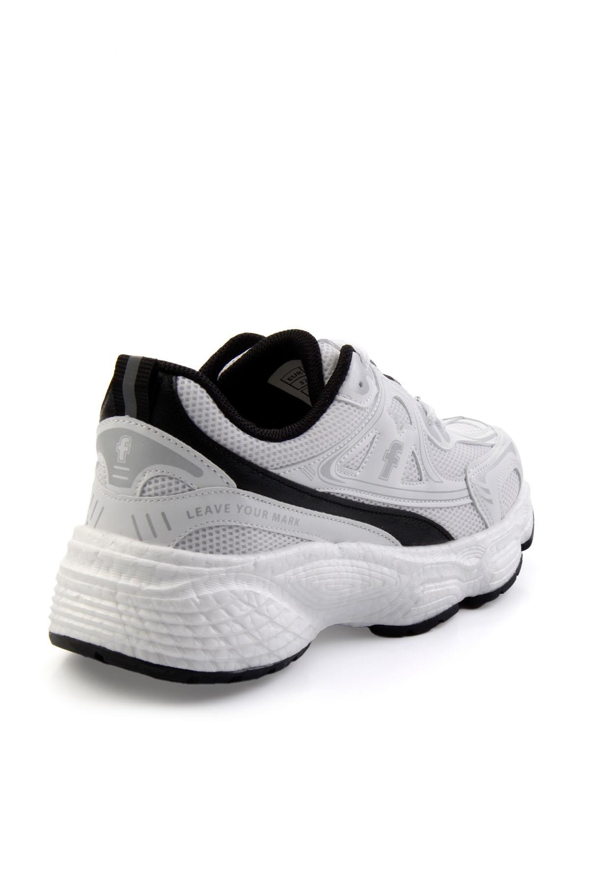 Beyaz Siyah  Kadın Sneaker K01027032922