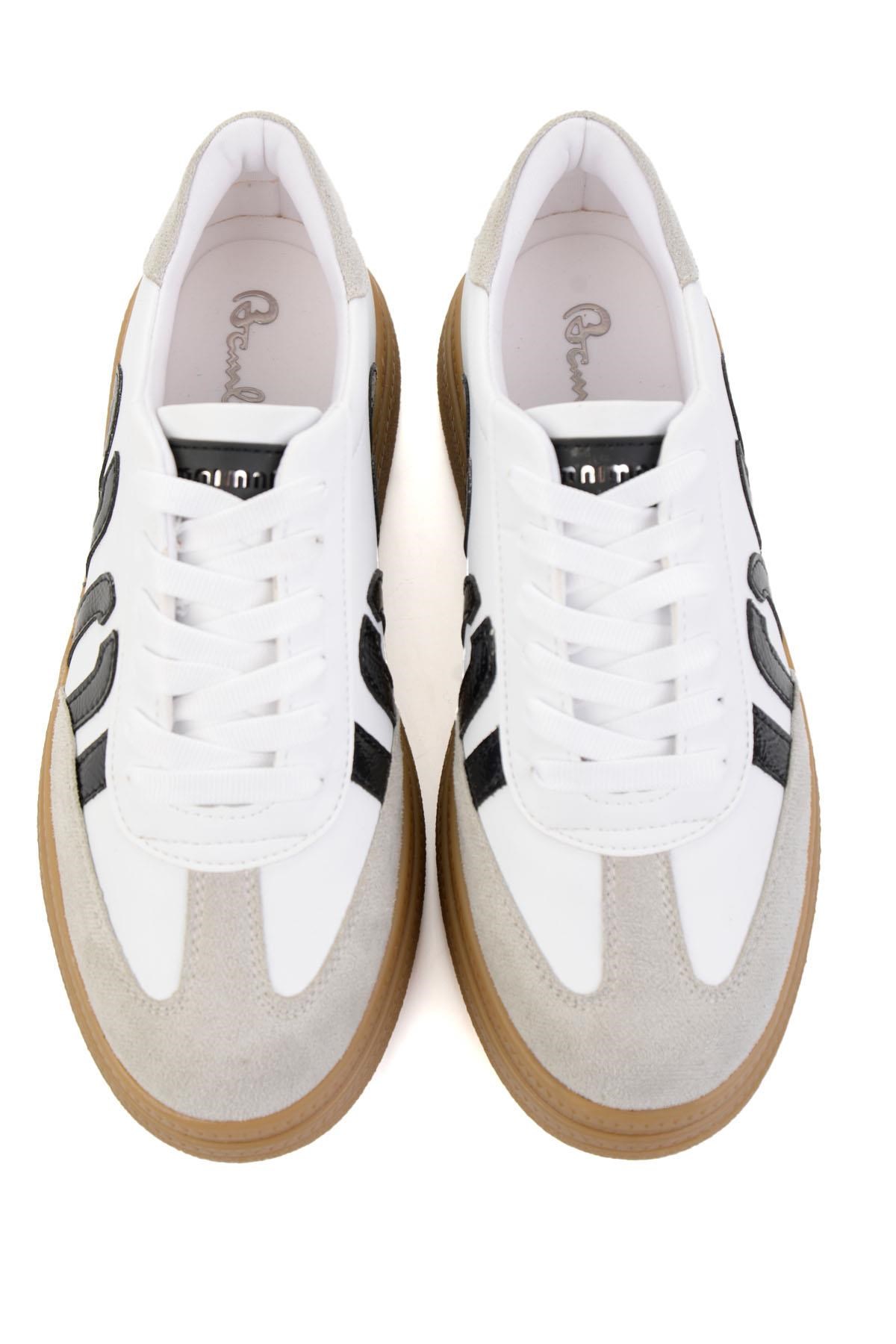Beyaz Siyah  Kadın Sneaker K01179600009