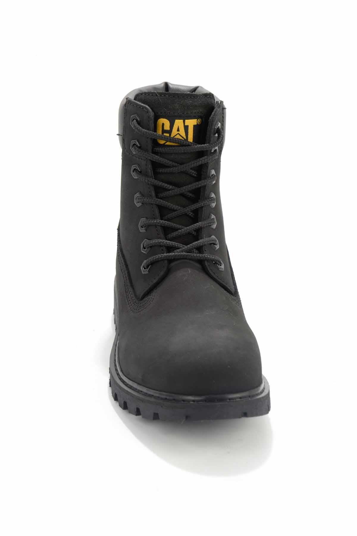 Black Hakiki Deri Erkek Bot & Bootie CAT1111137701