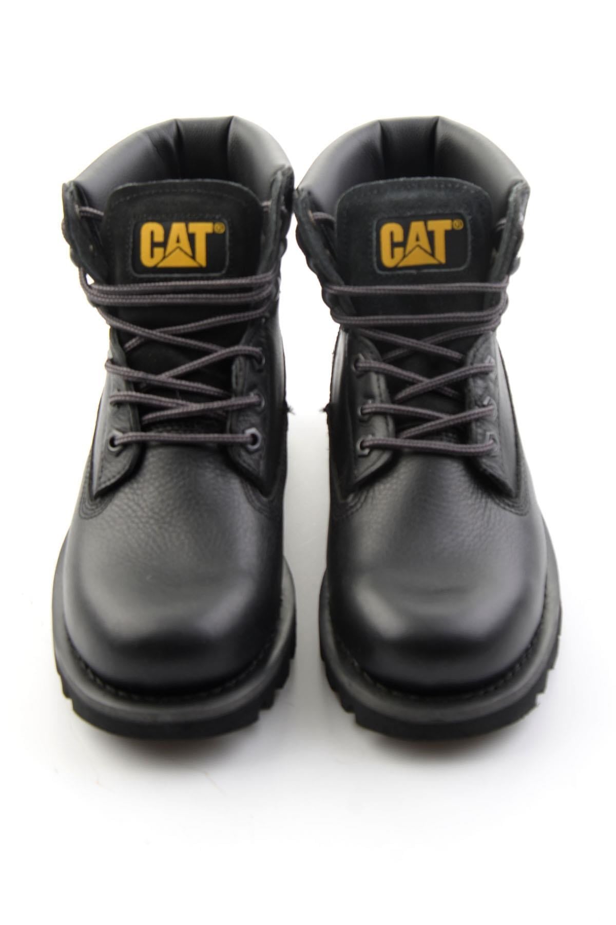 Black Hakiki Deri Erkek Bot & Bootie CAT1111000133