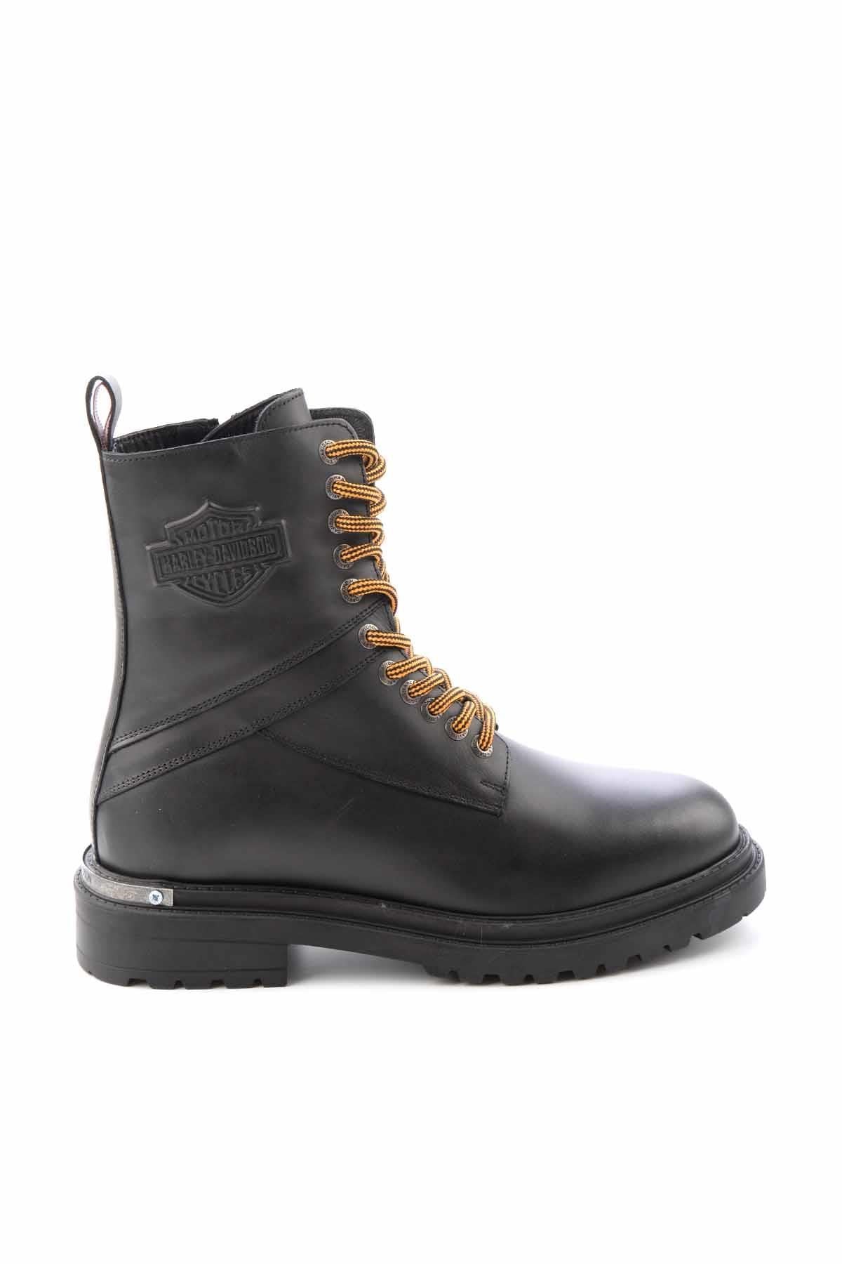 Black Hakiki Deri Erkek Bot & Bootie HD1777155303