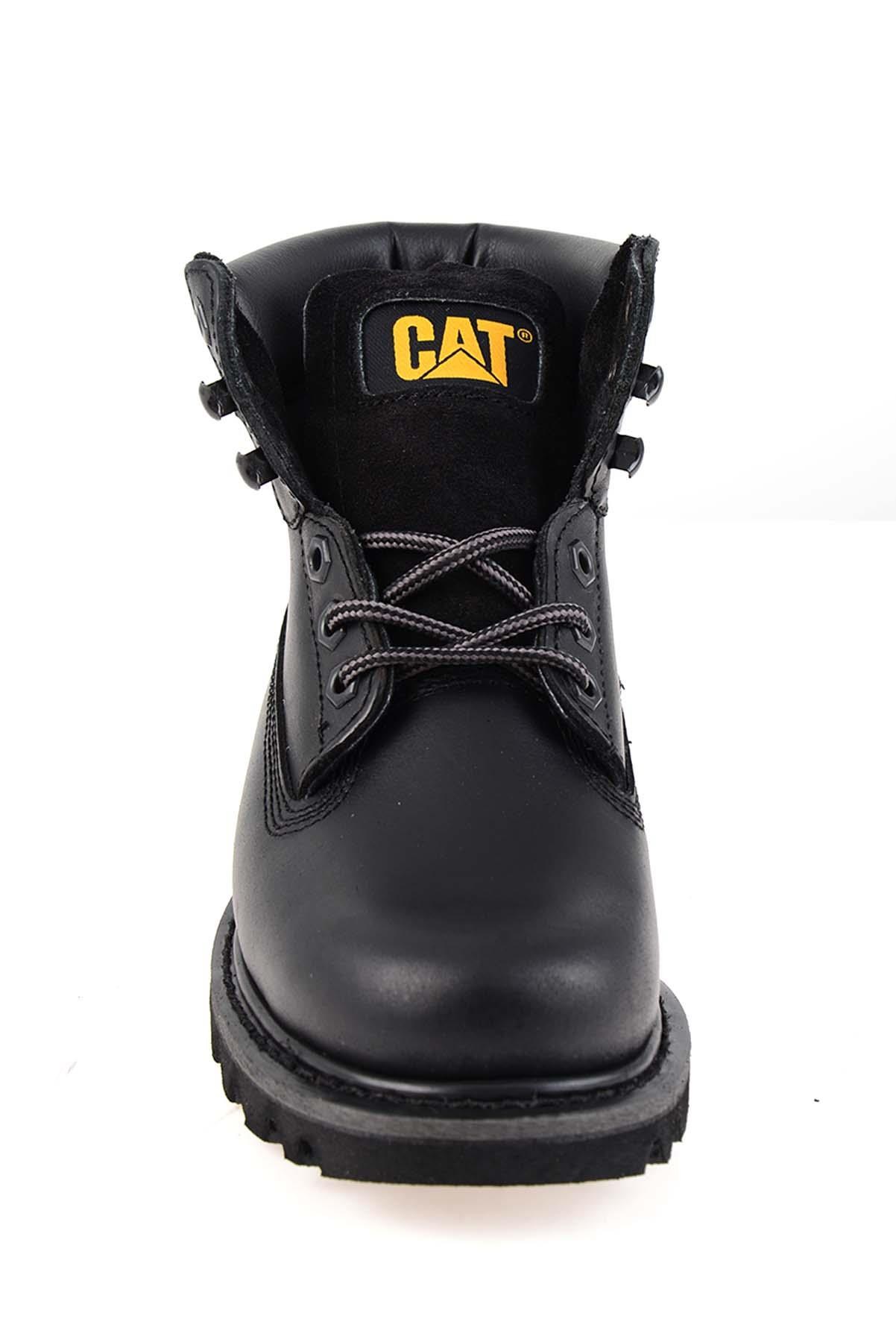 Black Hakiki Deri Kadın Bot & Bootie CAT0111000103