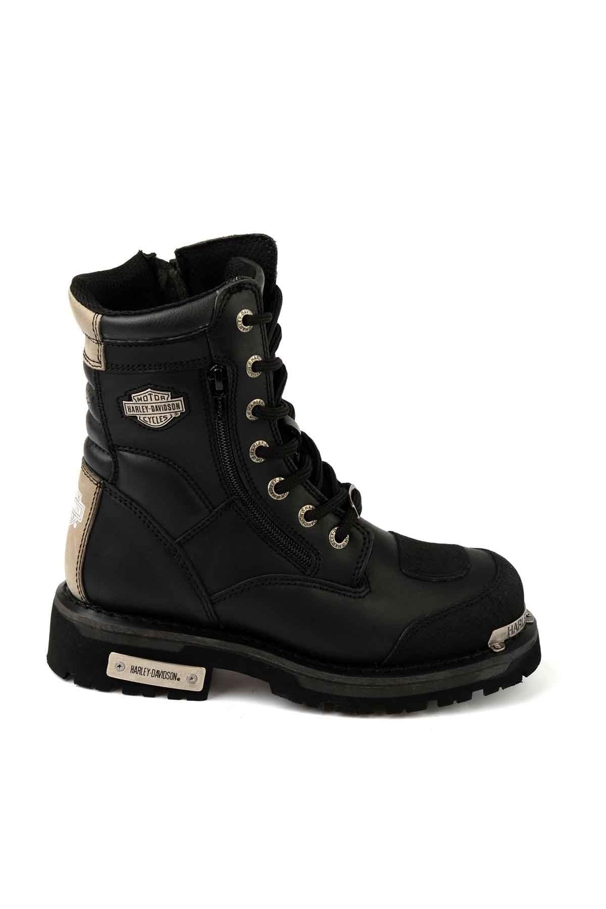 Black Hakiki Deri Kadın Bot & Bootie HD0777032103