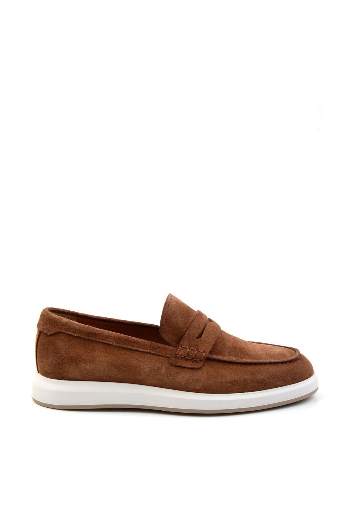 Camel Hakiki Deri Erkek Casual Ayakkabı E01587238302