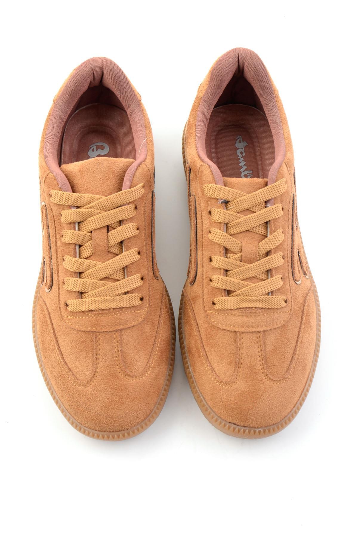 Camel Süet  Kadın Sneaker K01705000372