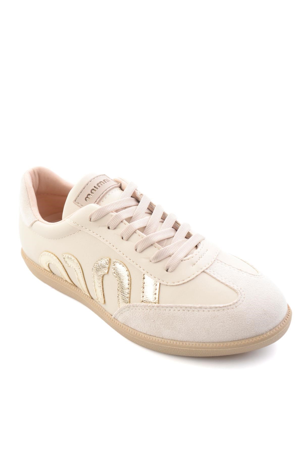 Ekru Bej  Kadın Sneaker K01179888809