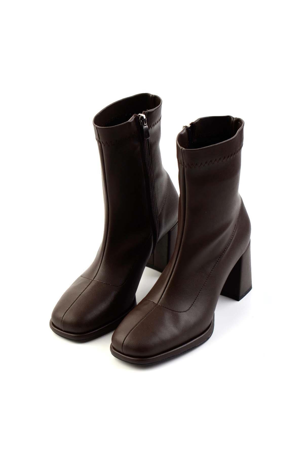 Kahve  Kadın Bot & Bootie K02527291209