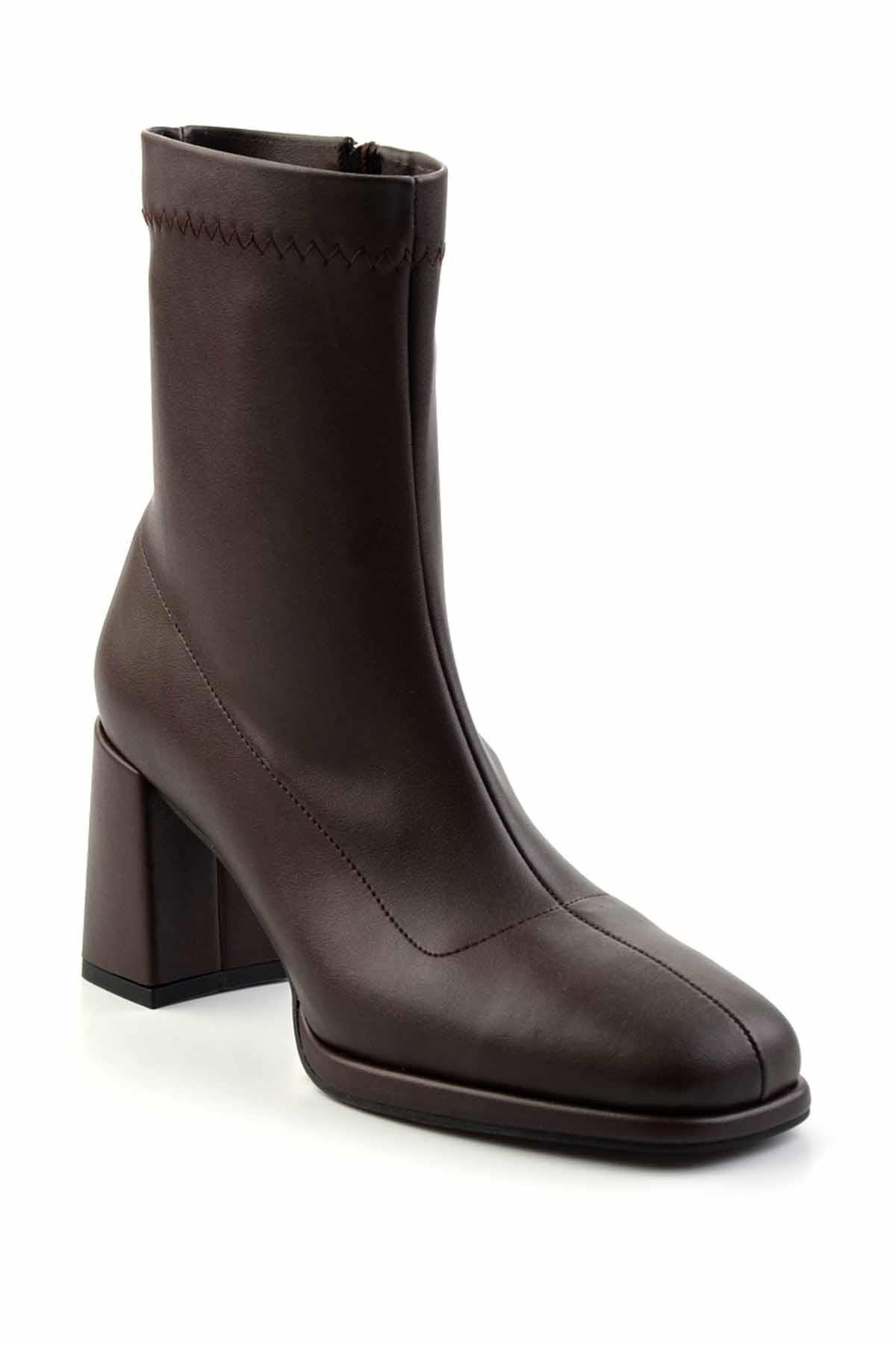 Kahve  Kadın Bot & Bootie K02527291209