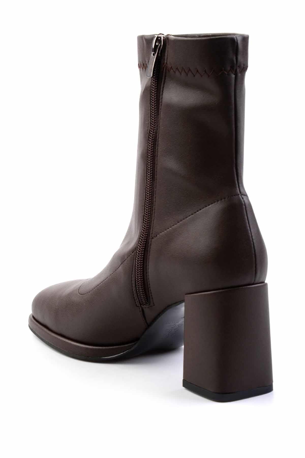 Kahve  Kadın Bot & Bootie K02527291209