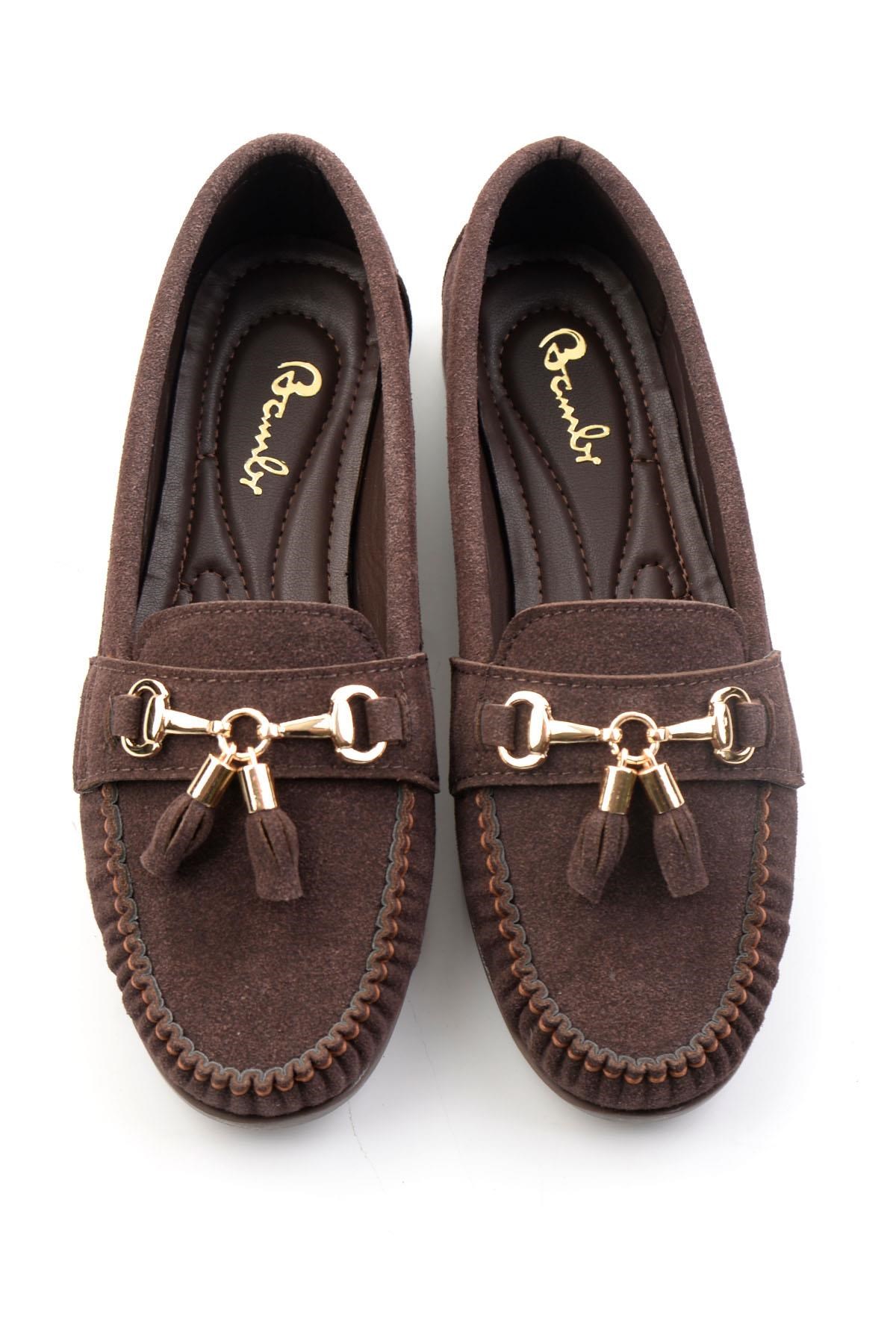 Kahve  Kadın Loafer Ayakkabı K01140006271