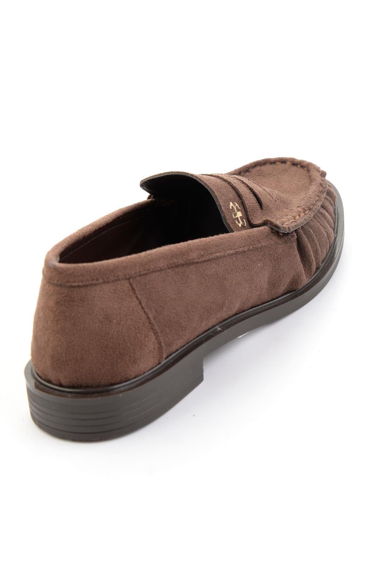 Kahve  Kadın Loafer Ayakkabı K01503728372