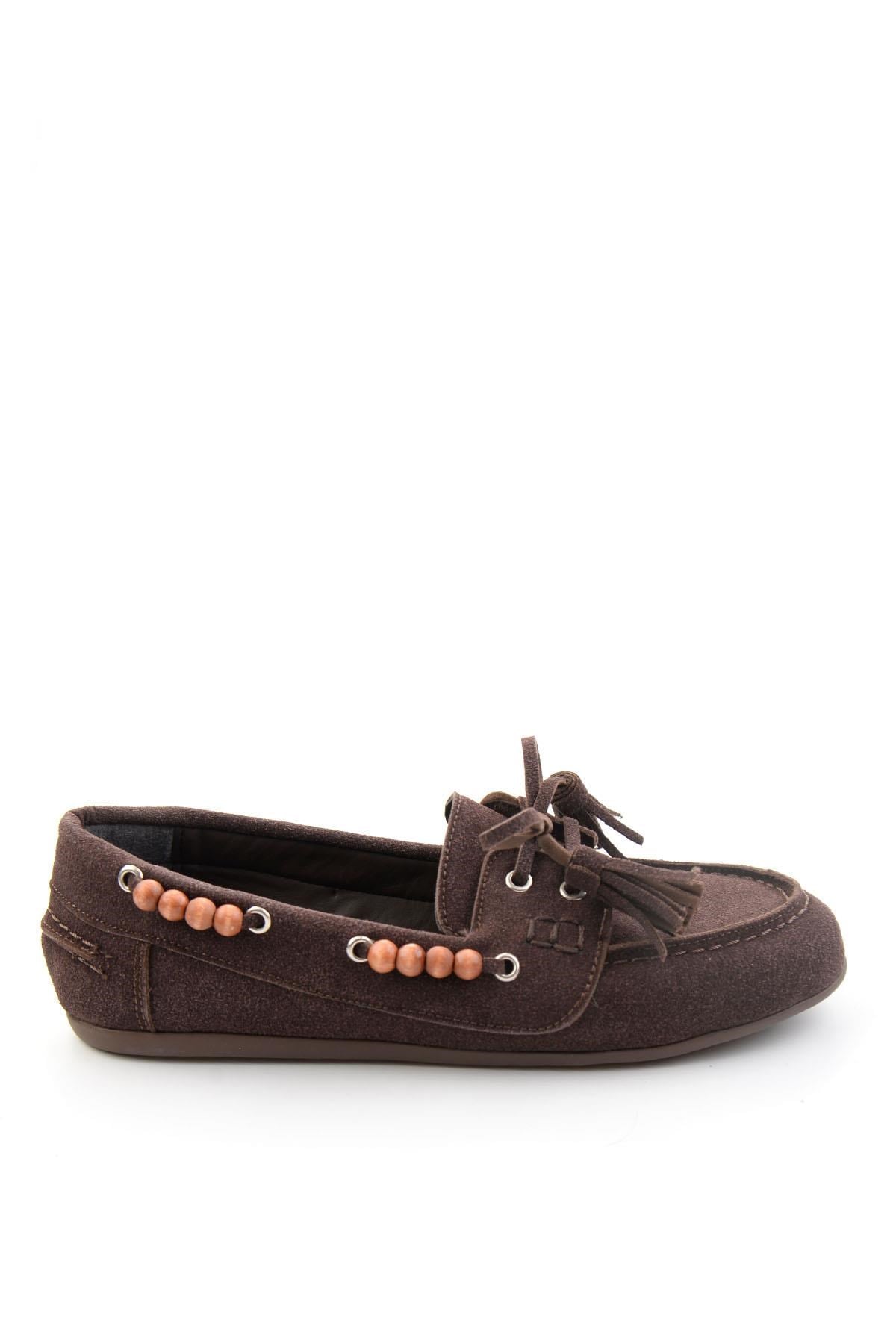 Kahve  Kadın Loafer Ayakkabı K01936070072