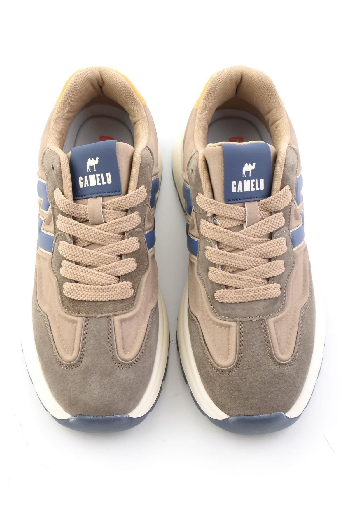 Kahve Süet Hakiki Deri Erkek Sneaker E01175561002