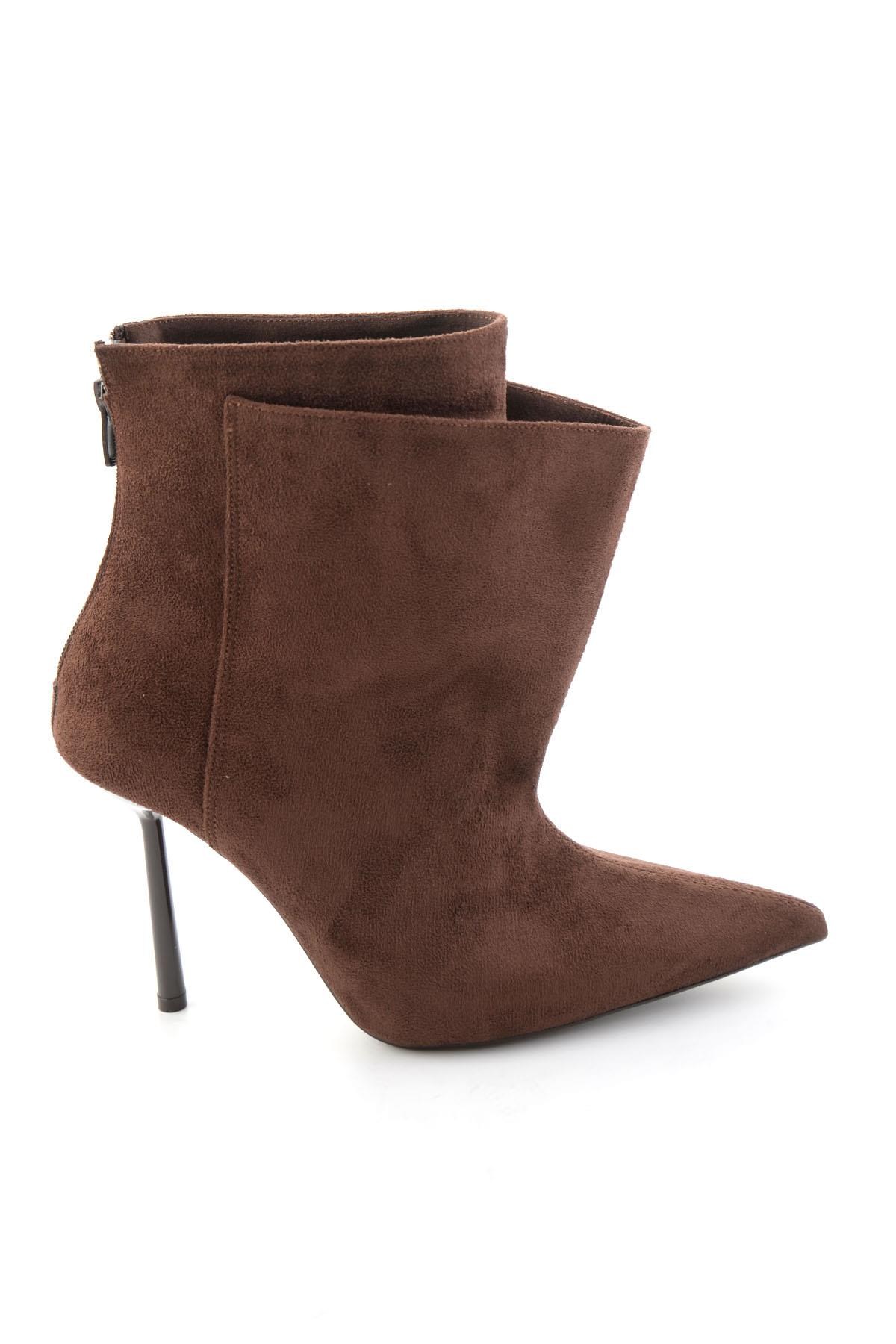 Kahve Süet  Kadın Bot & Bootie K02522068072