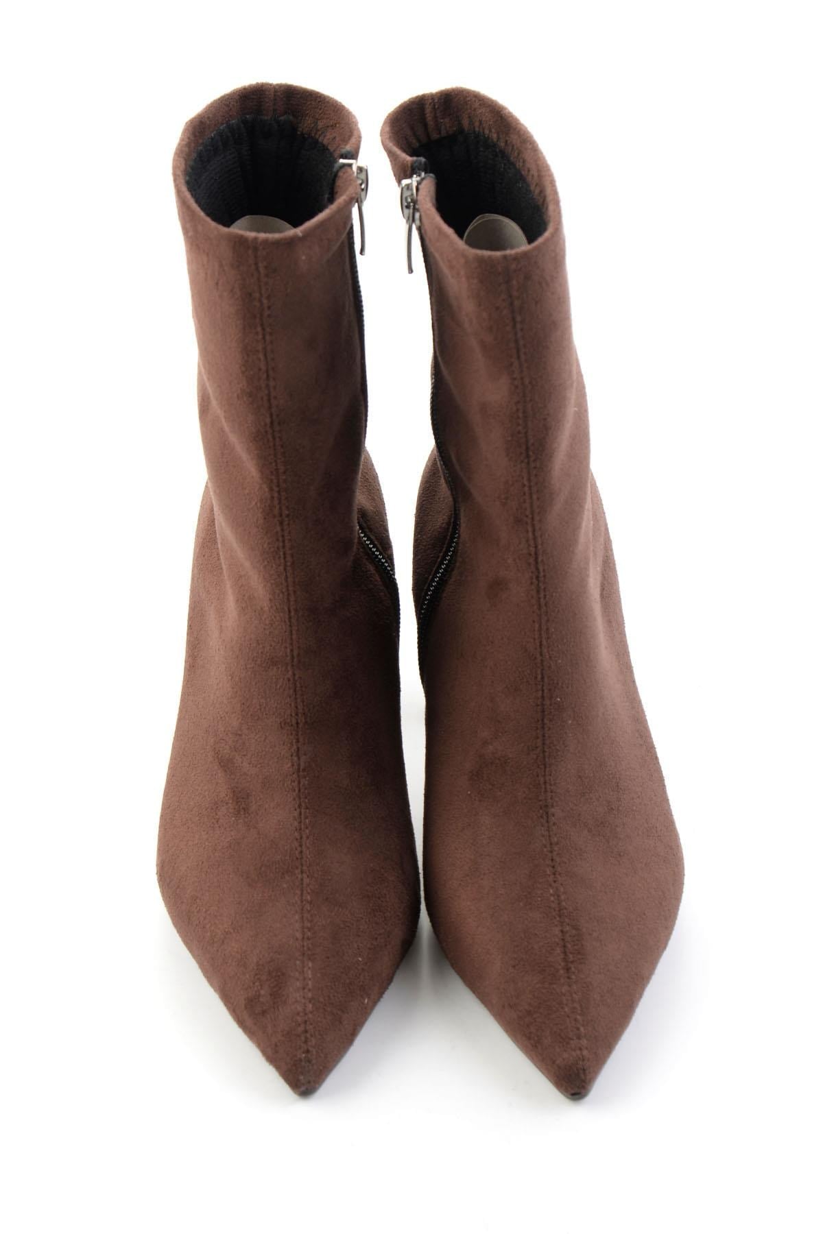 Kahve Süet  Kadın Bot & Bootie K02823510072